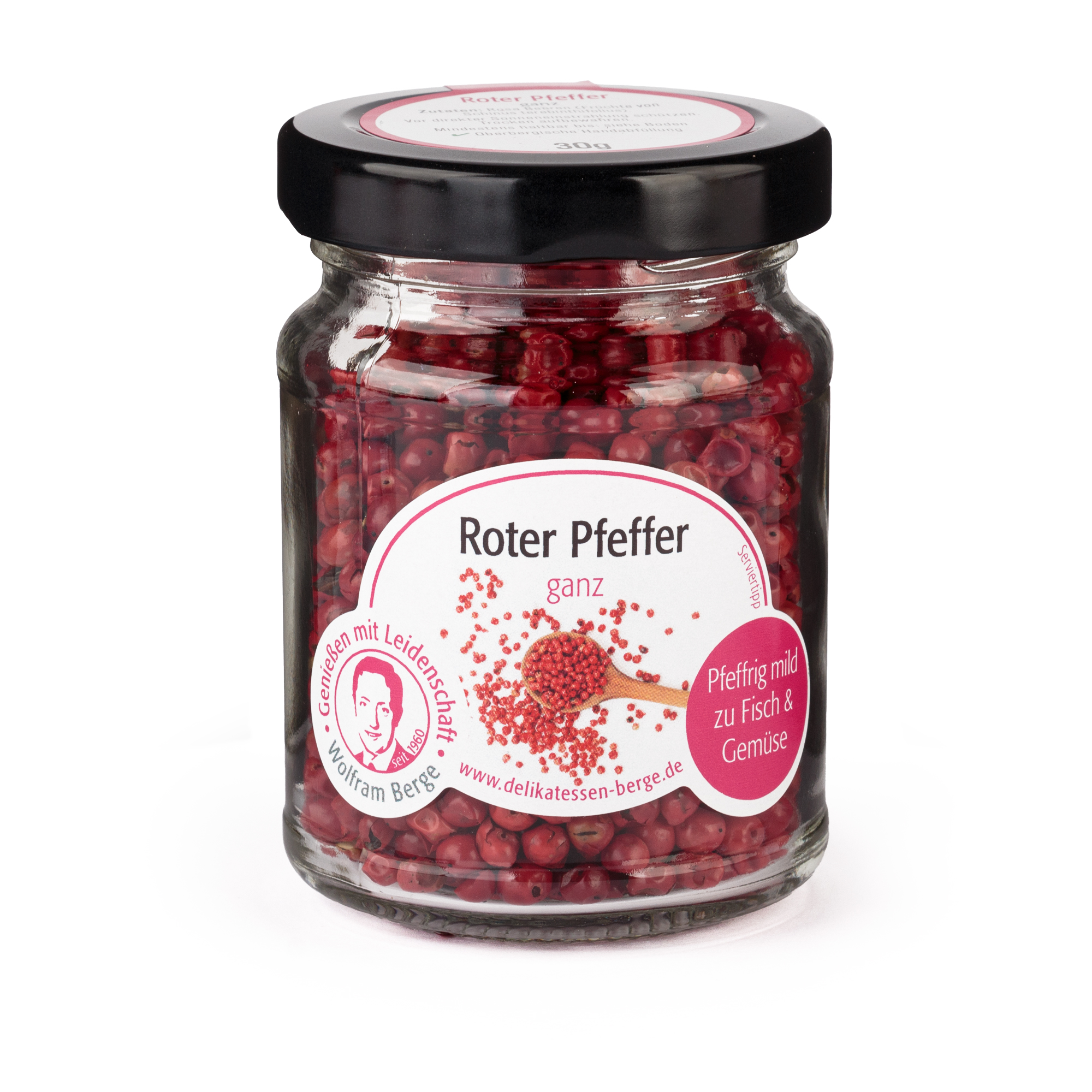 Roter Pfeffer ganz